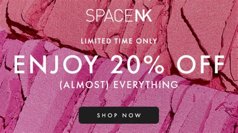 Space NK discount codes .